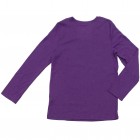 Baju T'shirt Anak Perempuan Lengan Panjang Kupu-Kupu Ungu - 2