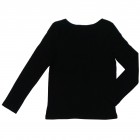 Baju T'shirt Anak Perempuan Lengan Panjang Hitam Girls PWR - 1