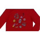 Baju T'shirt Anak Perempuan Lengan Panjang Merah Girls PWR - 2